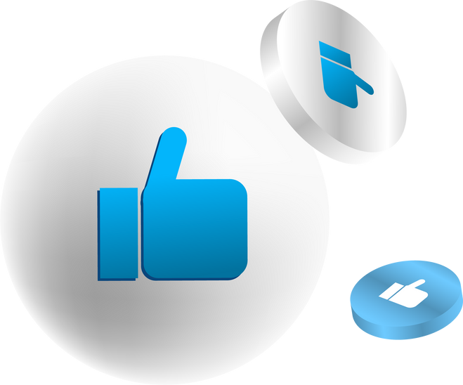 3D Like Buttons